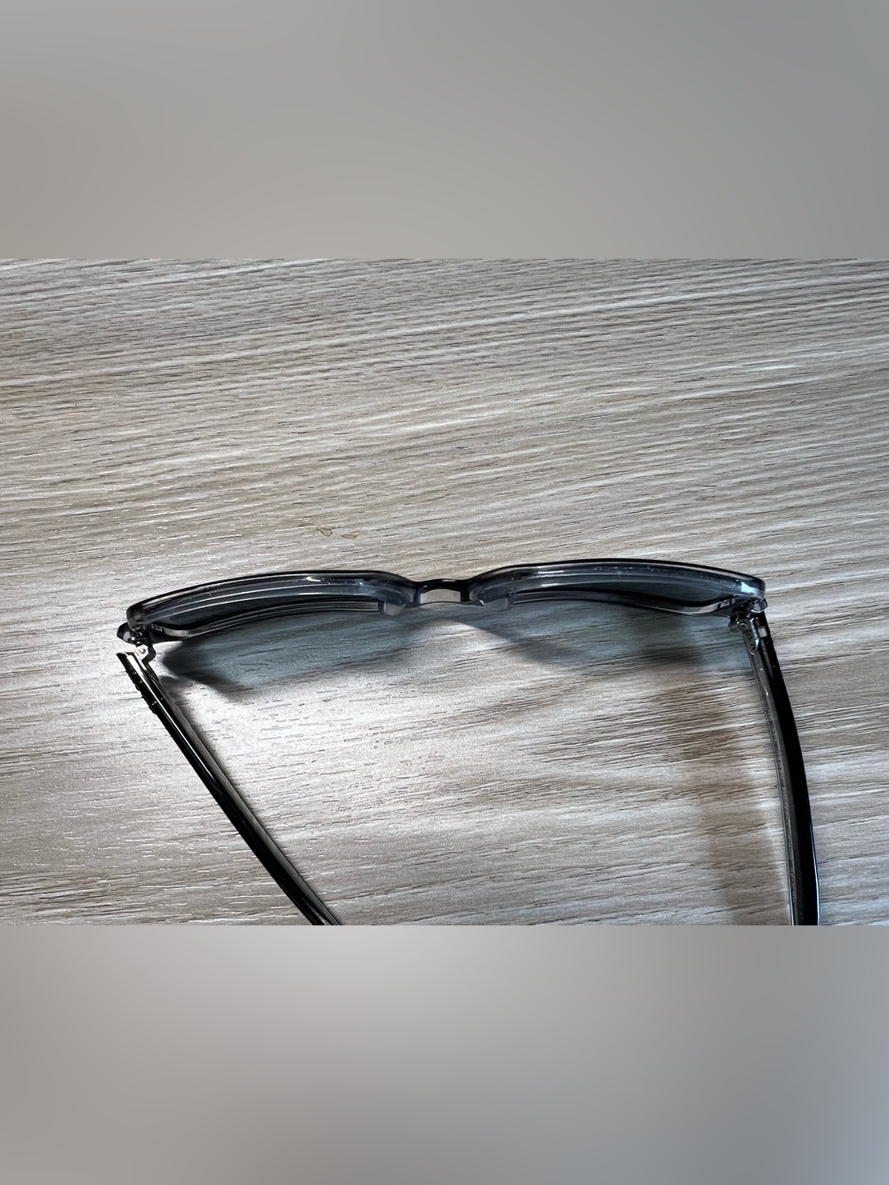 Ray-Ban Black Frame Sunglasses with Blue Gradient Lenses - Picture 9 of 9